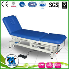 Three section patient trolley electric massage table electric examination couch